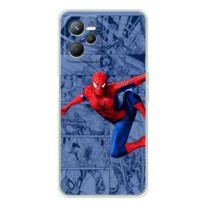 Силиконовый Чехол для Realme C36 (Человек Паук)