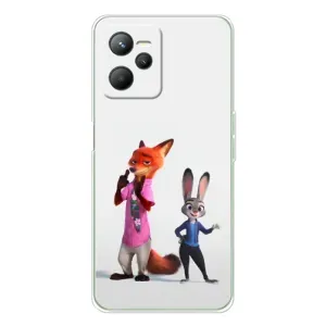 Силиконовый чехол с принтом Зоотрополіс для Realme C36 (Джуди и Ник)