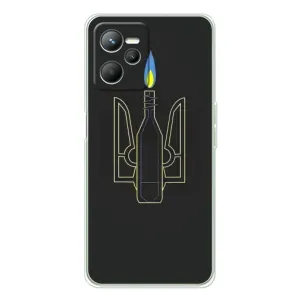 Чехол с картинкой (Патриотический ГЕРБ) на Realme C36 (Герб - Молотова)