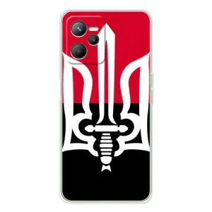 Чехлы УПА (Красно-Чёрный) на Realme C36 (Герб Украины)