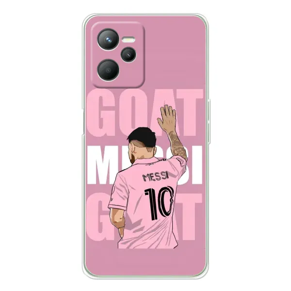 Чехол с рисунком «GOAT MESSI» для Realme C36 Чехол с рисунком «GOAT MESSI» для Realme C36
