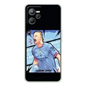 Чехлы с принтом для Realme C36 Футболист (гол Эрлинг Холланд)