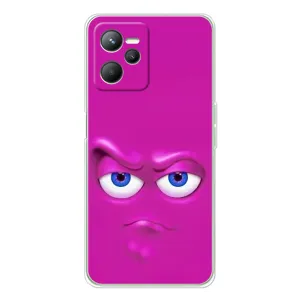 Силиконовые Чехлы (смешные стикеры) для Realme C36 (Хитрая мордочка)