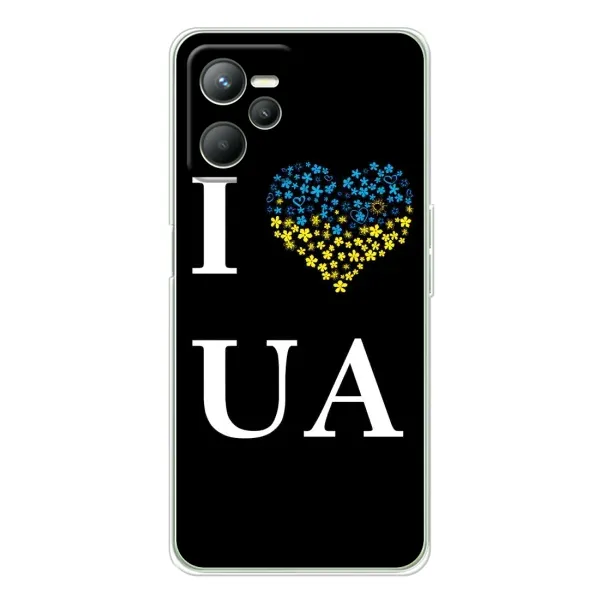 Чехол с рисунком «I Love UA» для Realme C36 Чехол с рисунком «I Love UA» для Realme C36