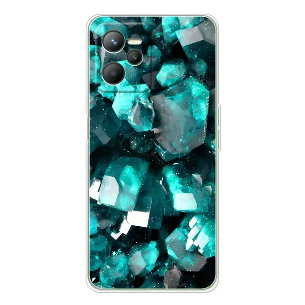 Чехол с рисунком «Кристалы» для Realme C36 Чехол с рисунком «Кристалы» для Realme C36