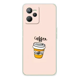 Чехол с изображением  вкусной еды для Realme C36 (Кружка кофе)