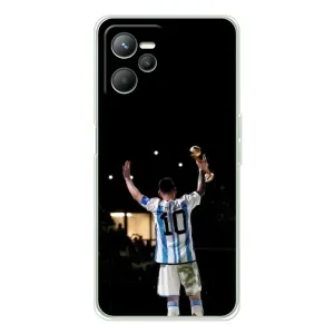 Чехлы Лео Месси Аргентина для Realme C36 (Лео Чемпион)