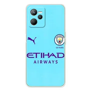 Силиконовые Чехлы принт Футбол на Realme C36 (Man City)