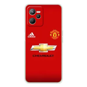 Силиконовые Чехлы принт Футбол на Realme C36 (Man United)