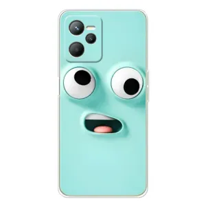 Силиконовые Чехлы (смешные стикеры) для Realme C36 (Забавное мятное лицо)