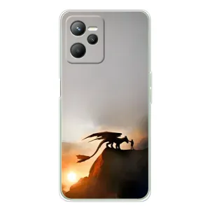 Чехол дракон Беззубик для Realme C36 (Мультиик Беззубик)