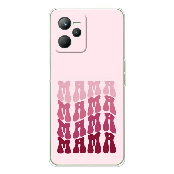 Чехол с рисунком «Надпись мама» для Realme C36 Чехол с рисунком «Надпись мама» для Realme C36