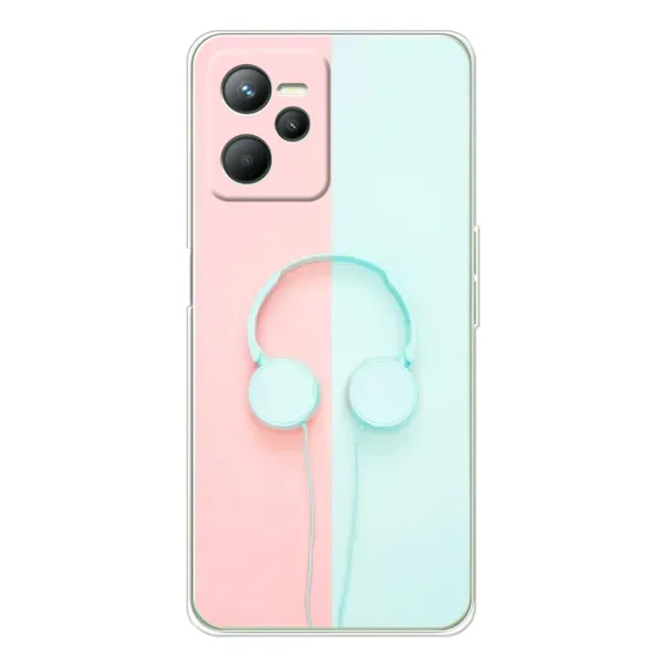 Чехол с рисунком «Наушники» для Realme C36 Чехол с рисунком «Наушники» для Realme C36
