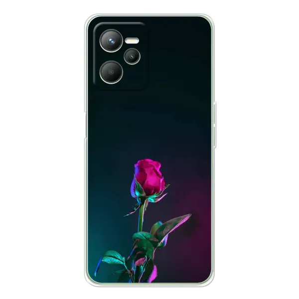 Чехол с рисунком «Ночная роза» для Realme C36