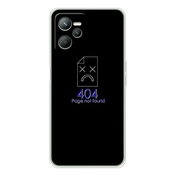 Чехол с рисунком «Ошибка 404» для Realme C36 Чехол с рисунком «Ошибка 404» для Realme C36