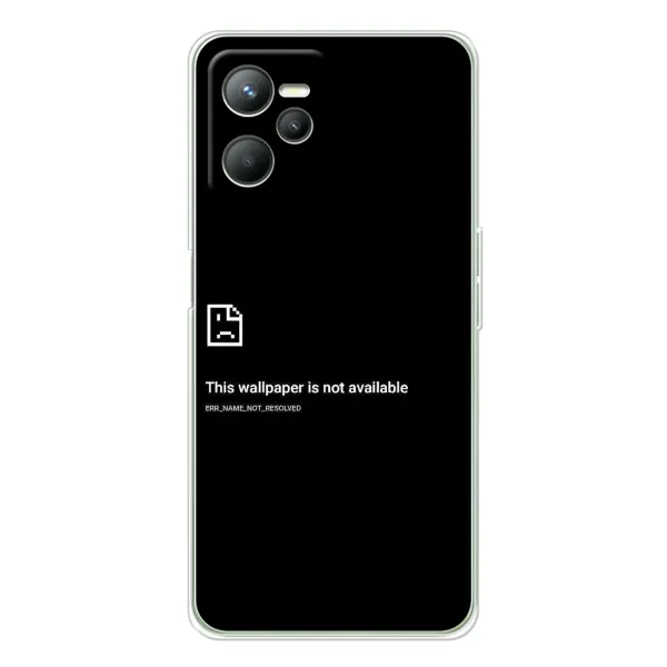 Чехол с рисунком «Ошибка» для Realme C36 Чехол с рисунком «Ошибка» для Realme C36