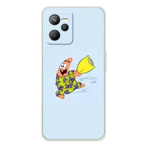 Чехлы с Патриком на Realme C36 (Патрик с подушкой)