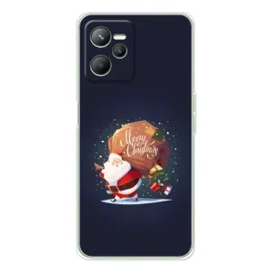 Чехол Санта Клаус для Realme C36 (Подарки от Санты)