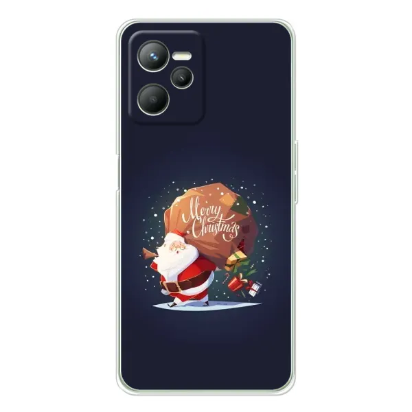 Чехол с рисунком «Подарки от Санты» для Realme C36
