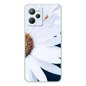 Чехол с ромашками на Realme C36 (Пол ромашки)