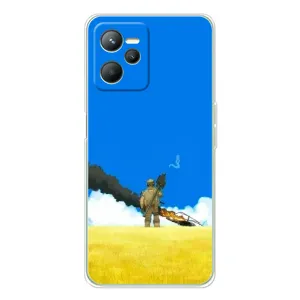 Чехлы на военную тематику для Realme C36 (Попадание)