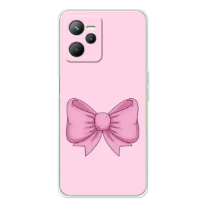 Чохол банти для Realme C36 (Рожевий бантик)