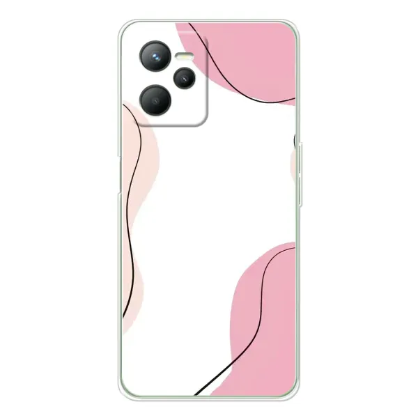 Чехол с рисунком «Розовый фон» для Realme C36 Чехол с рисунком «Розовый фон» для Realme C36