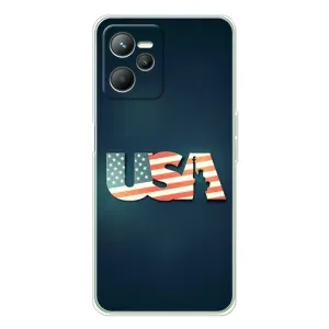 Чехол Флаг USA для Realme C36