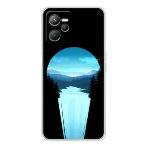 Літній Чохол на Realme C36 (Синій Водоспад)