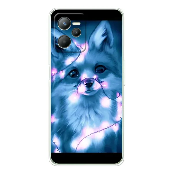 Чехол с рисунком «Яркая Лиса» для Realme C36 Чехол с рисунком «Яркая Лиса» для Realme C36