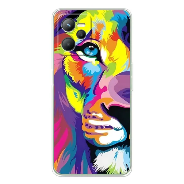 Чехол с рисунком «Яркий Лев» для Realme C36 Чехол с рисунком «Яркий Лев» для Realme C36