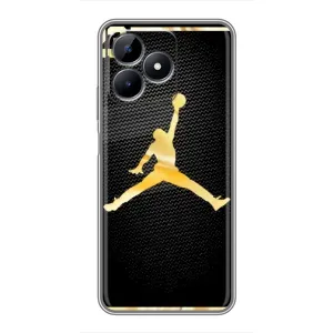 Силиконовый Чехол Nike Air Jordan на Реалми с51 (Джордан 23)