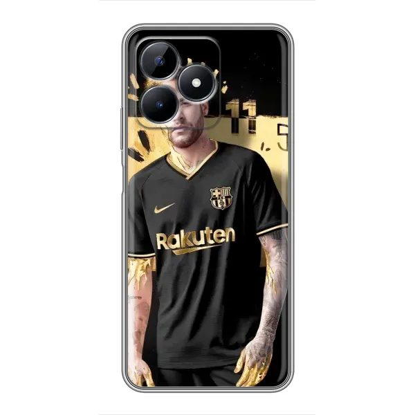 Чехол с рисунком «Gold Neymar» для Realme C51