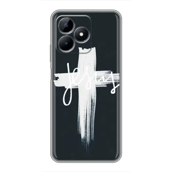 Чехол с рисунком «Jesus» для Realme C51 Чехол с рисунком «Jesus» для Realme C51
