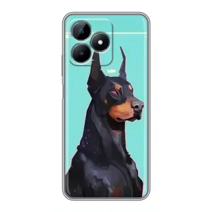 Чехол ДОБЕРМАН для Realme C51 (Король доберман)