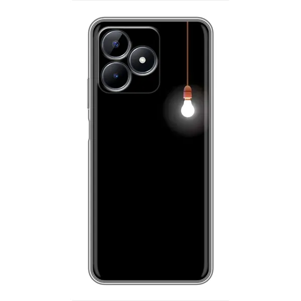 Чехол с рисунком «Лампочка» для Realme C51 Чехол с рисунком «Лампочка» для Realme C51
