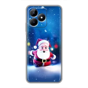 Чехлы на Новый Год Realme C51 (Маленький Дед Мороз)
