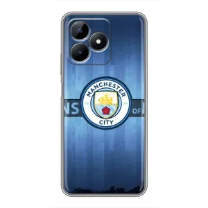 Силиконовые Чехлы принт Футбол на Realme C51 (ManCity)