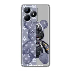 Силиконовый чехол для Realme C51 (Медведь Louis Vuitton)