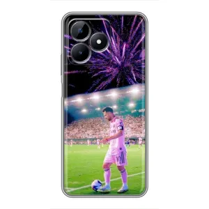 Чехлы Лео Месси в Майами на Realme C51 (Месси в Майами)
