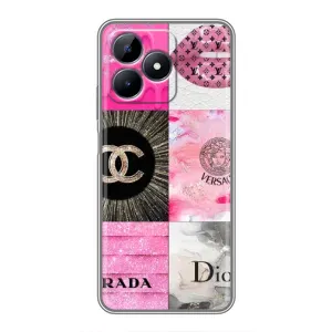 Чехол (Dior, Prada, YSL, Chanel) для Realme C51 (Модница)