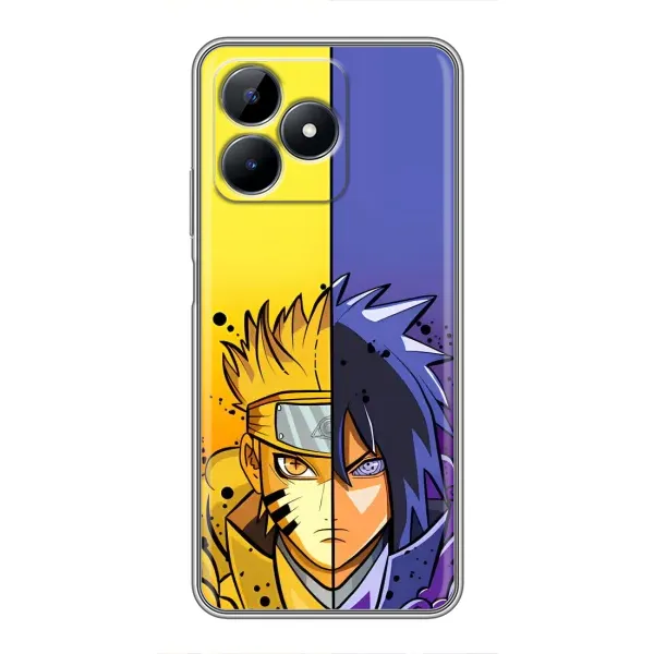 Чехол с рисунком «Naruto Vs Sasuke» для Realme C51 Чехол с рисунком «Naruto Vs Sasuke» для Realme C51