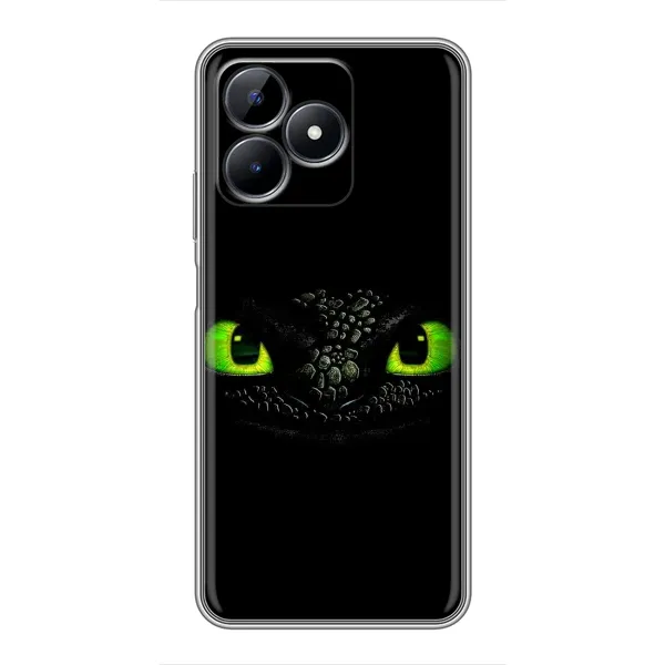 Чехол с рисунком «Глаза Беззубика» для Realme C51 Чехол с рисунком «Глаза Беззубика» для Realme C51