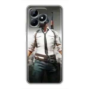Чохол з картинкою "Герой Pubg" на Realme C51 (Пабг)
