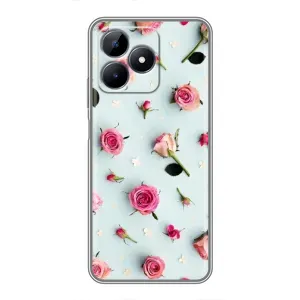 Чехлы с принтом Розочки для Realme C51 (Разные цветы)