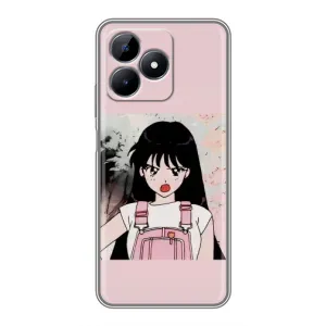 Чехол с персонажами АНИМЕ на Realme C51 (Сейлор Марс)