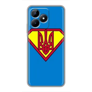 Чехол с картинкой (Патриотический ГЕРБ) на Realme C51 (Super - Герб)