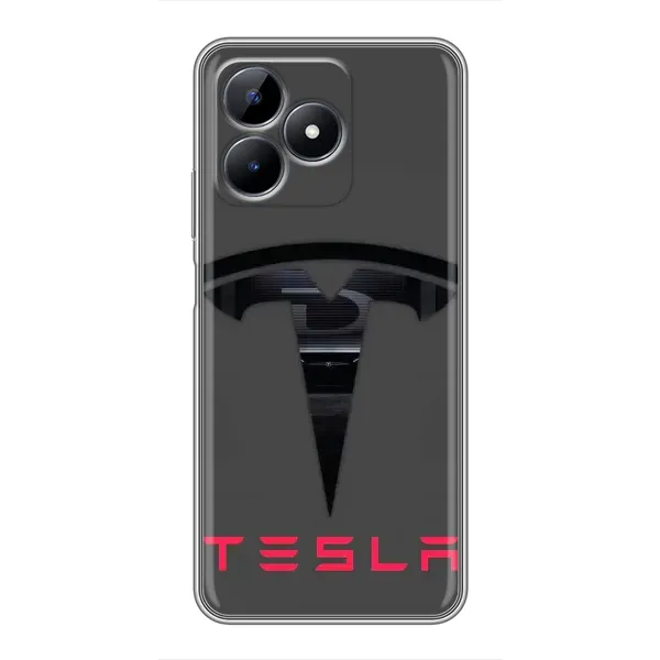 Чехол с рисунком «Logo TESLA» для Realme C51 Чехол с рисунком «Logo TESLA» для Realme C51