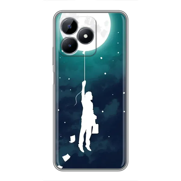 Чехол с рисунком «To The moon» для Realme C51 Чехол с рисунком «To The moon» для Realme C51