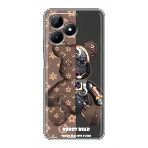 Силиконовый чехол для Realme C51 (Медмедь Луи Виттон)
